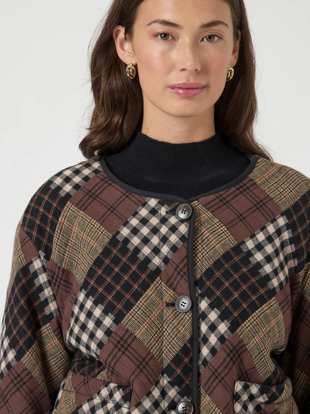 Yasanari ls reversible quilted coat