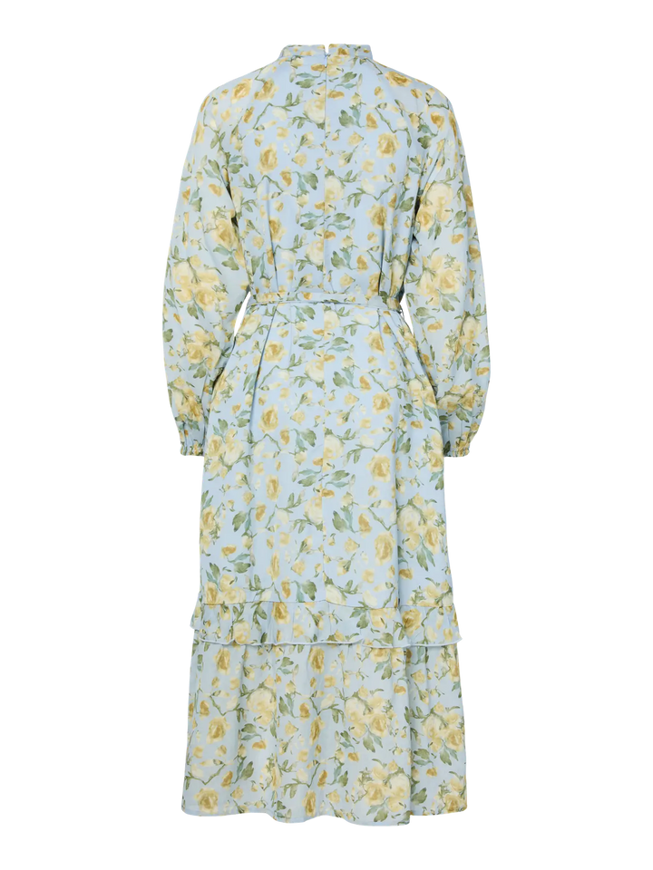 Yasmatira Ls Long Dress - Skyway Matiri Aop