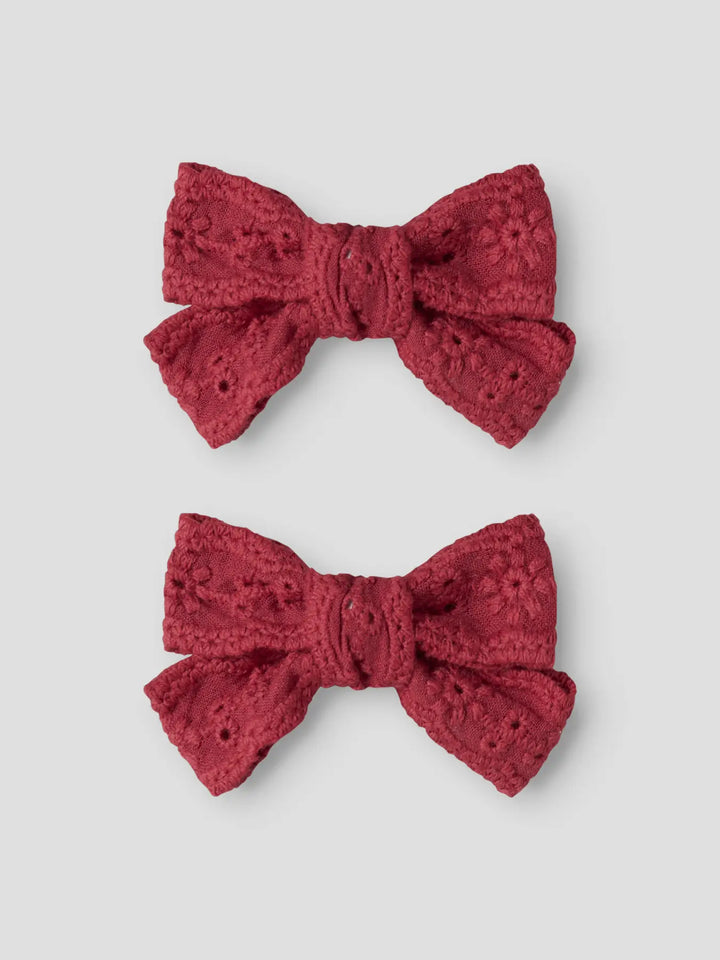 Nmfacc-Risa 2P Hair Clips Lil - Biking Red