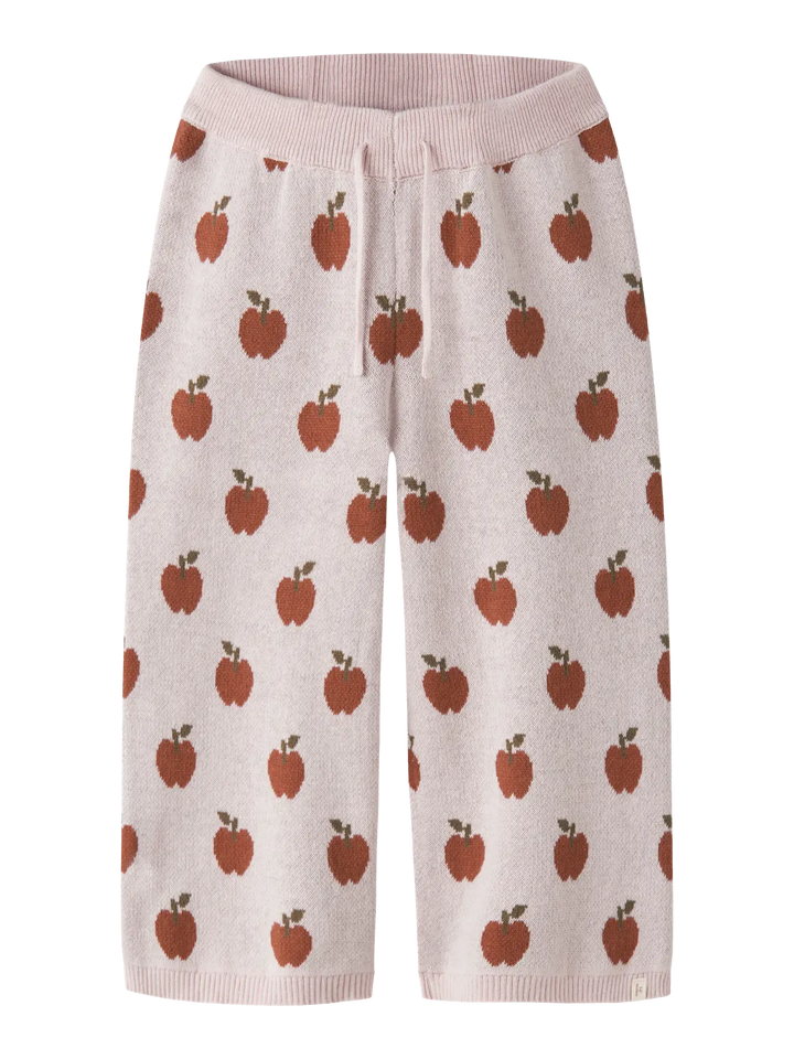Nmflulio Wide Knit Ancle Pant Lil - Hushed Violet