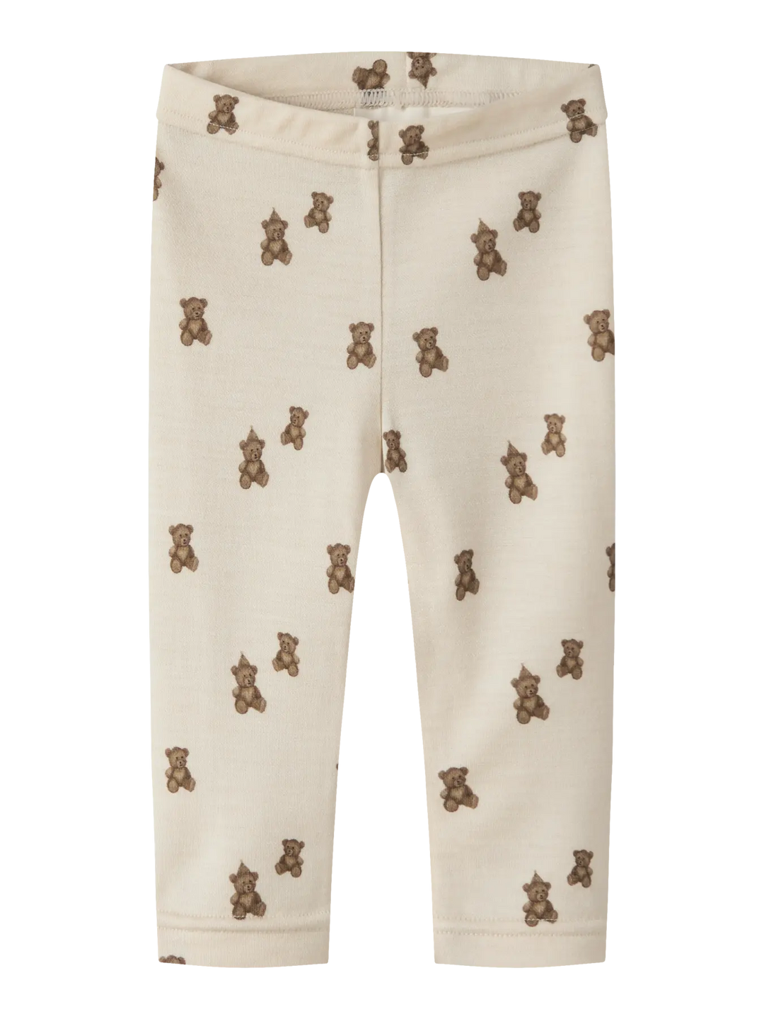 Nbnnilo Nun Wo/Mo Slim Leggings Lil Noos - Turtledove Teddy Bear