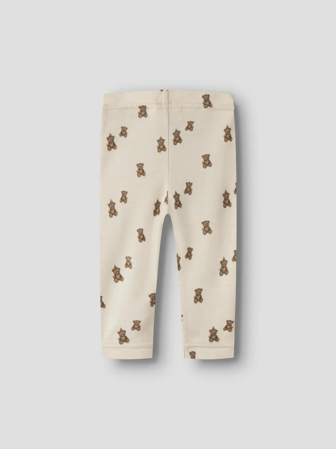 Nbnnilo Nun Wo/Mo Slim Leggings Lil Noos - Turtledove Teddy Bear