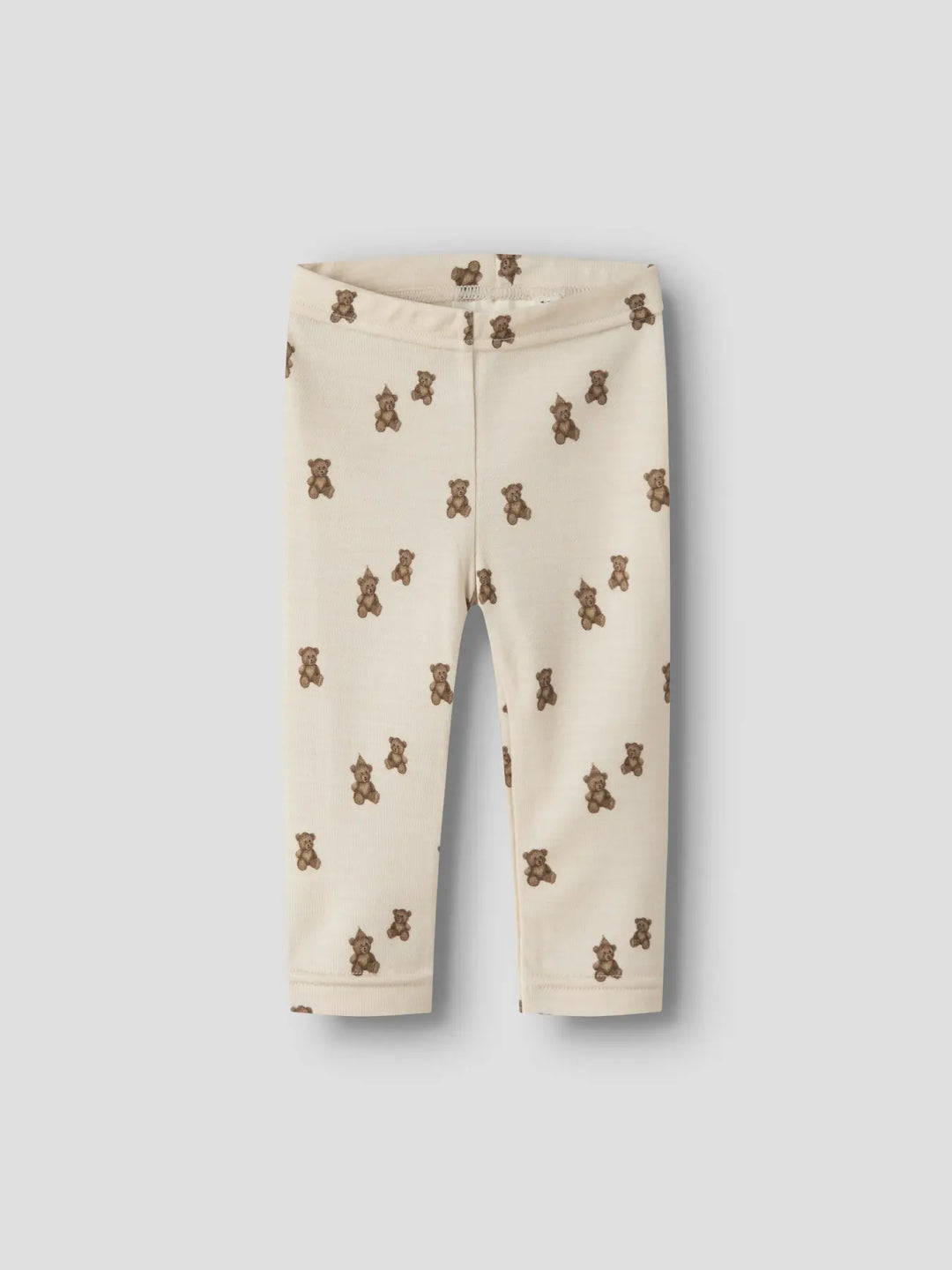Nbnnilo Nun Wo/Mo Slim Leggings Lil Noos - Turtledove Teddy Bear