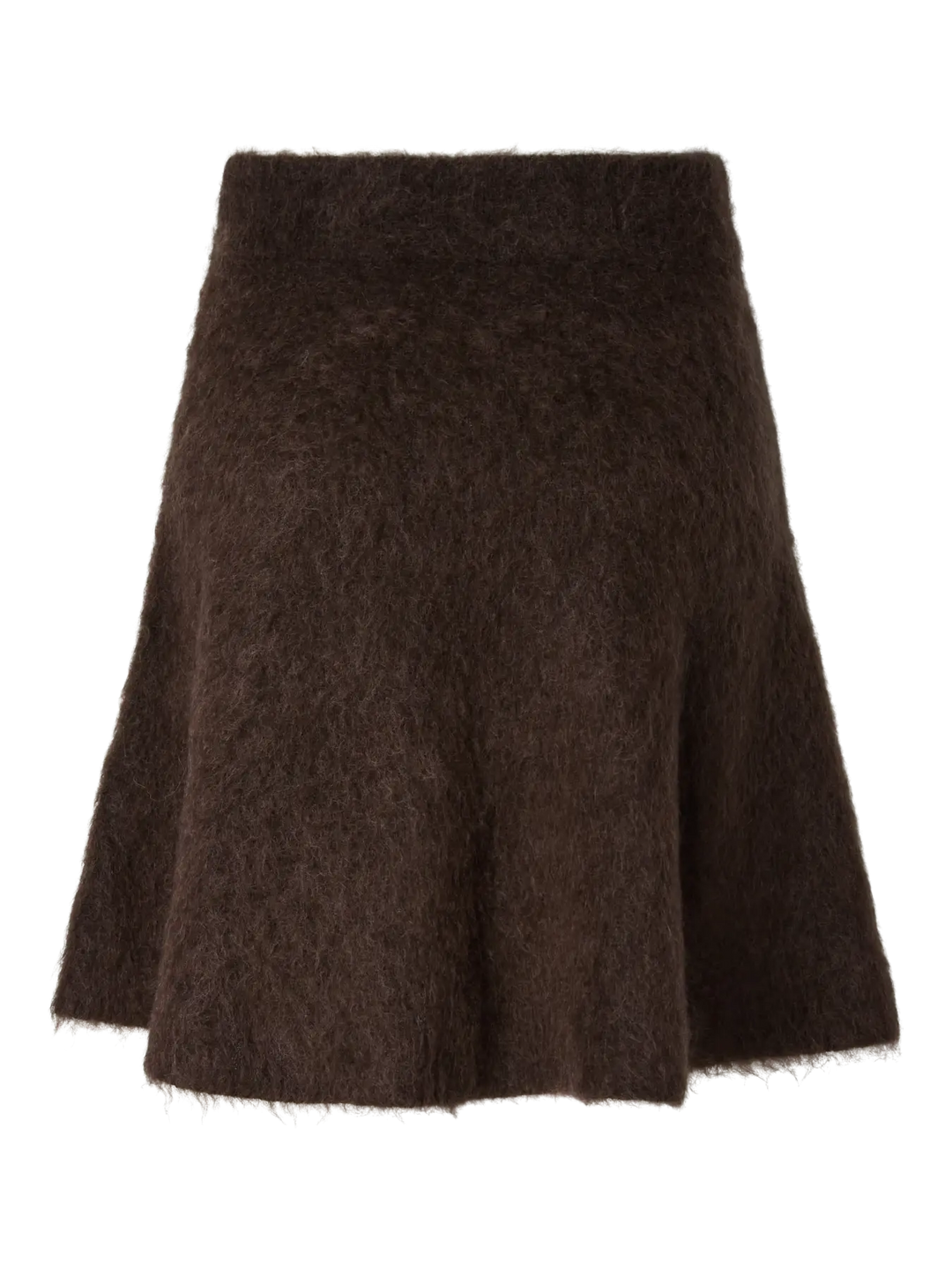 Yastilde Hw Mohair Blend Knit Skirt Noos - Mole Melange