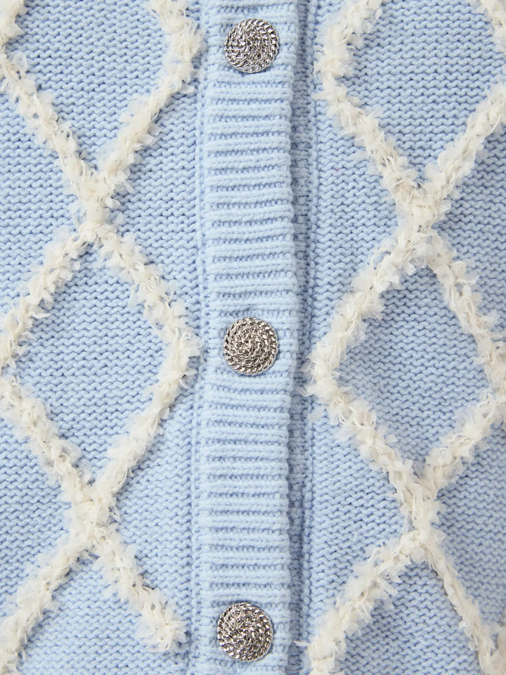 Yaszigly Ls Knit Cardigan S. Noos - Skyway Birch