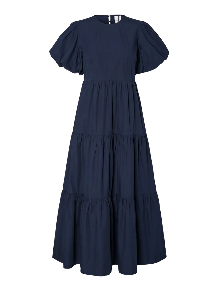 Yascolea Ss Ankle Dress S. Noos - Navy Blazer