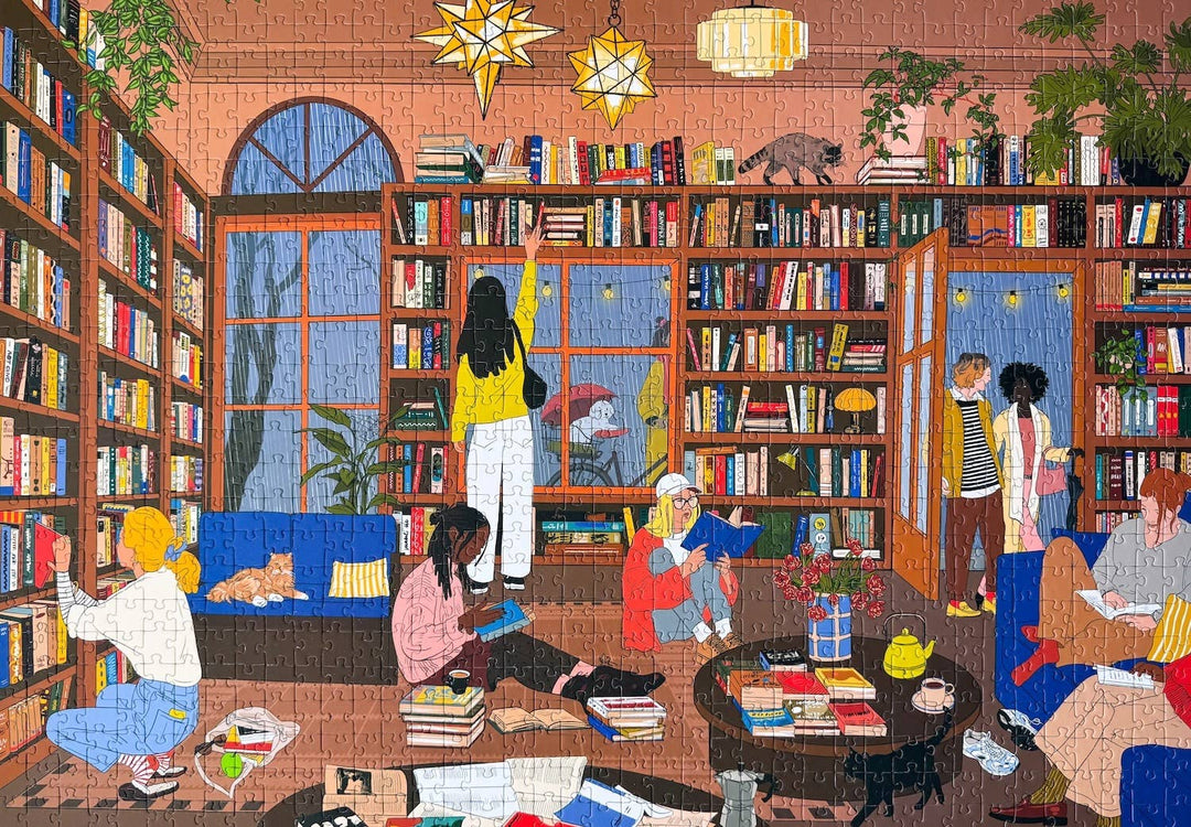 Book Nook - Puslespill med 1000 brikker