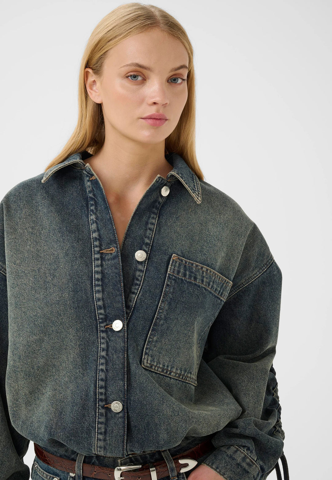 GZsusara shirt - Blue/green wash