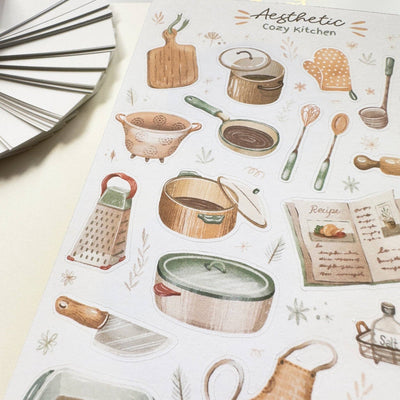 Aesthetic Cozy Kitchen | Klistremerker