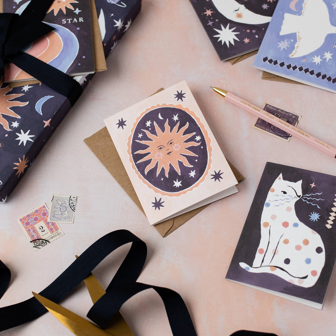 Smiling Sun - Lite kort