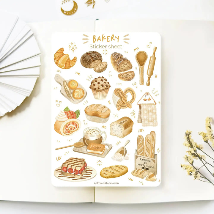 Lovely morning Bakery | Klistremerker