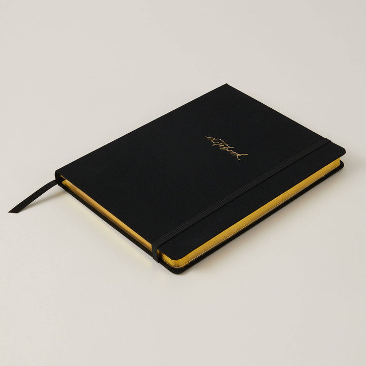 Luxury Notebook / Journal - Black (Cloth)