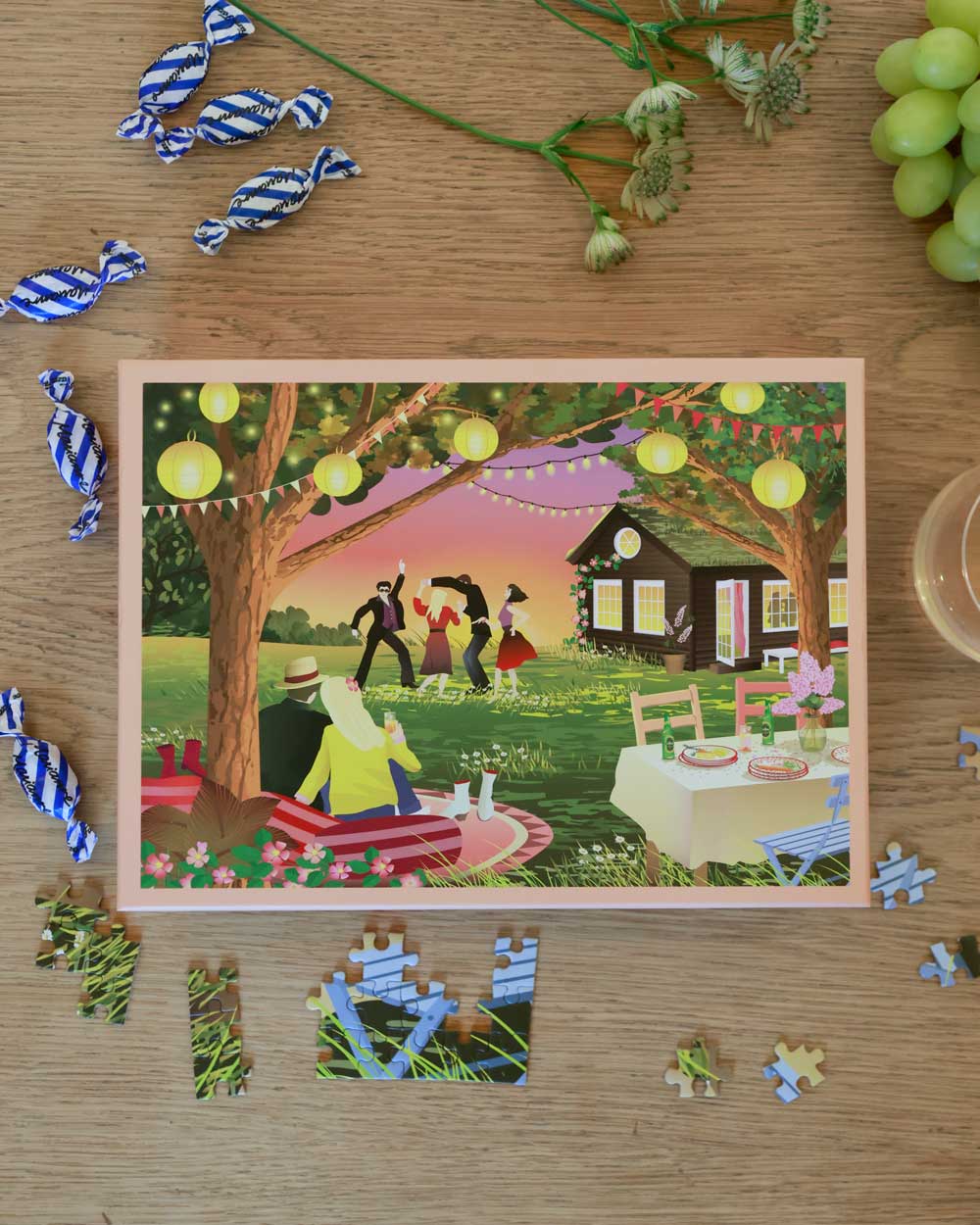 GARDEN PARTY - Puslespill med 1000 brikker