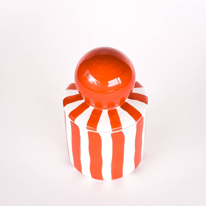 Lys i krukke - Cotto orange