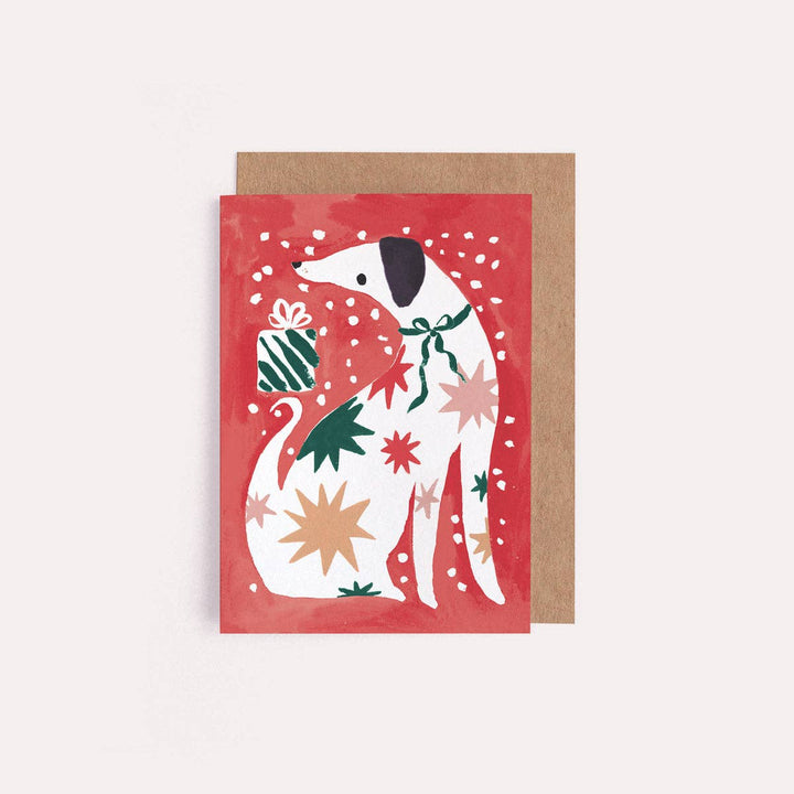 Dog Mini Christmas Card - Julekort