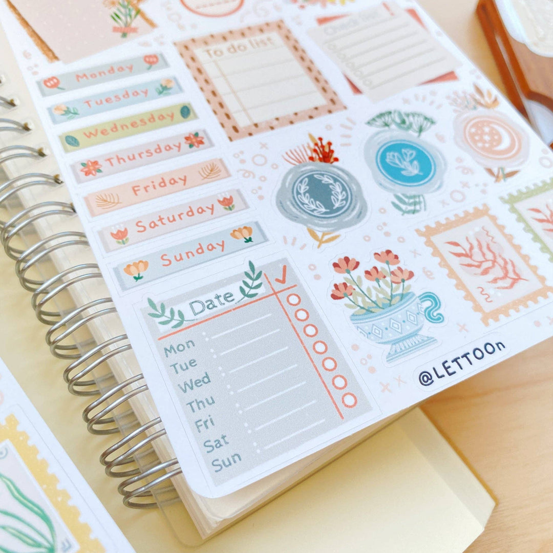 Flower - Bullet Journal Essentials | Klistremerker