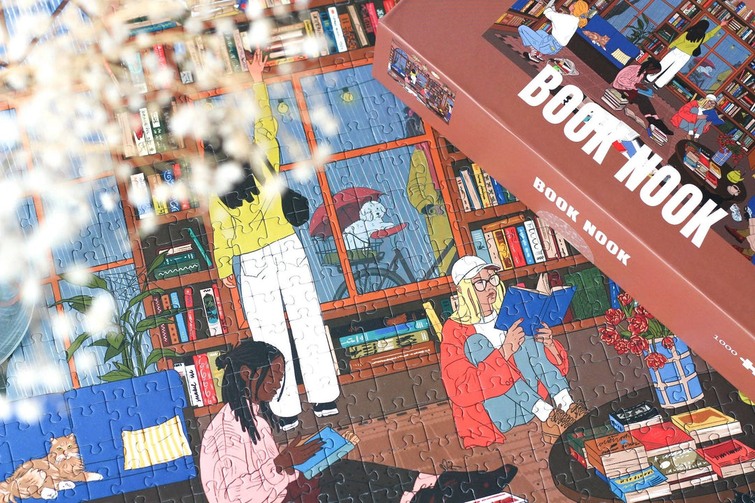 Book Nook - Puslespill med 1000 brikker
