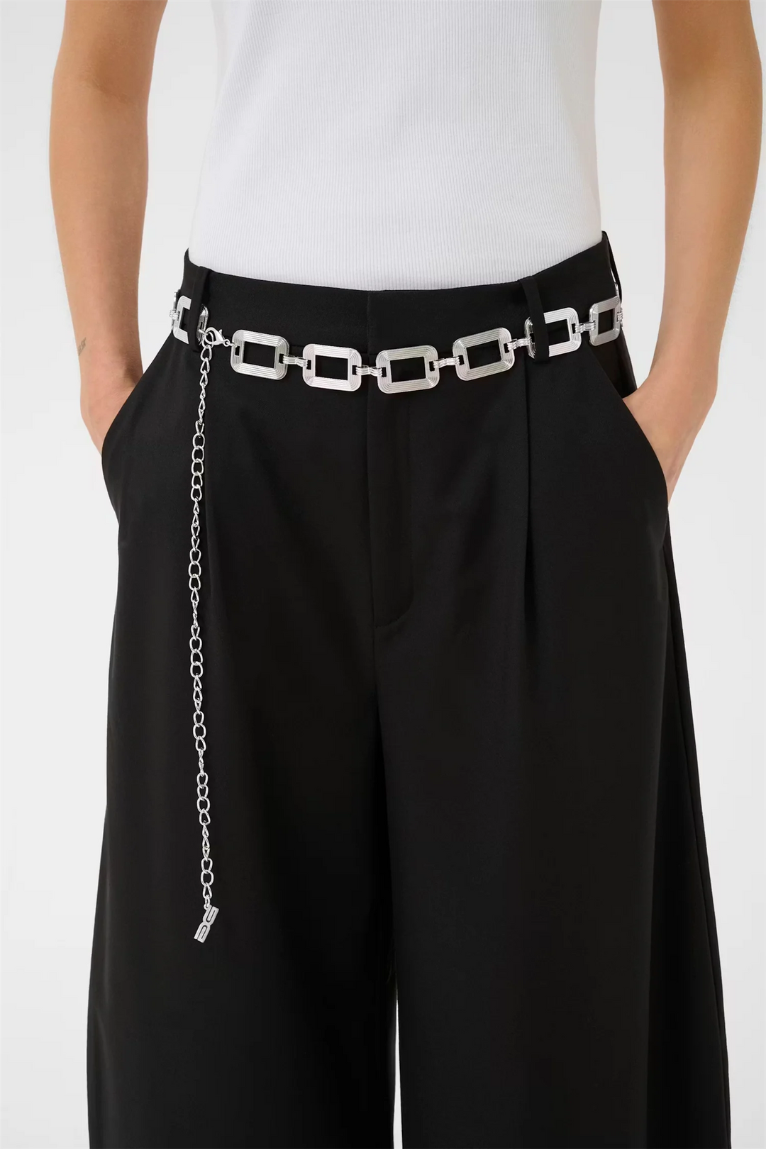 GZchannie chain belt - Silver