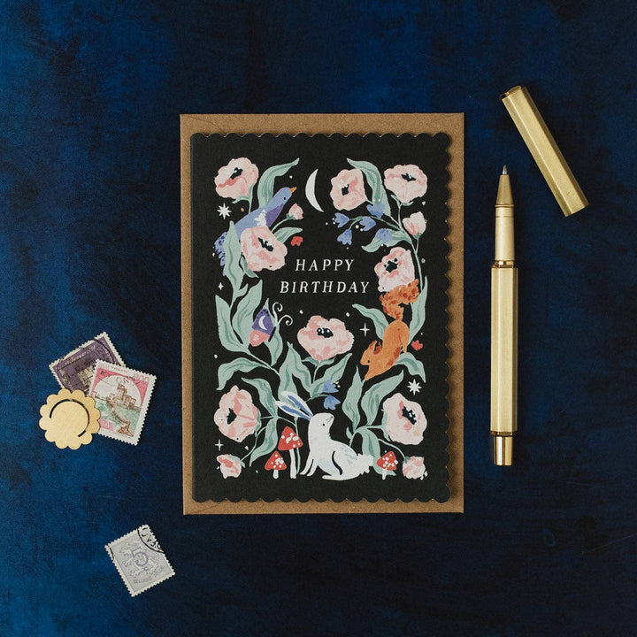 Woodland - Bursdagskort