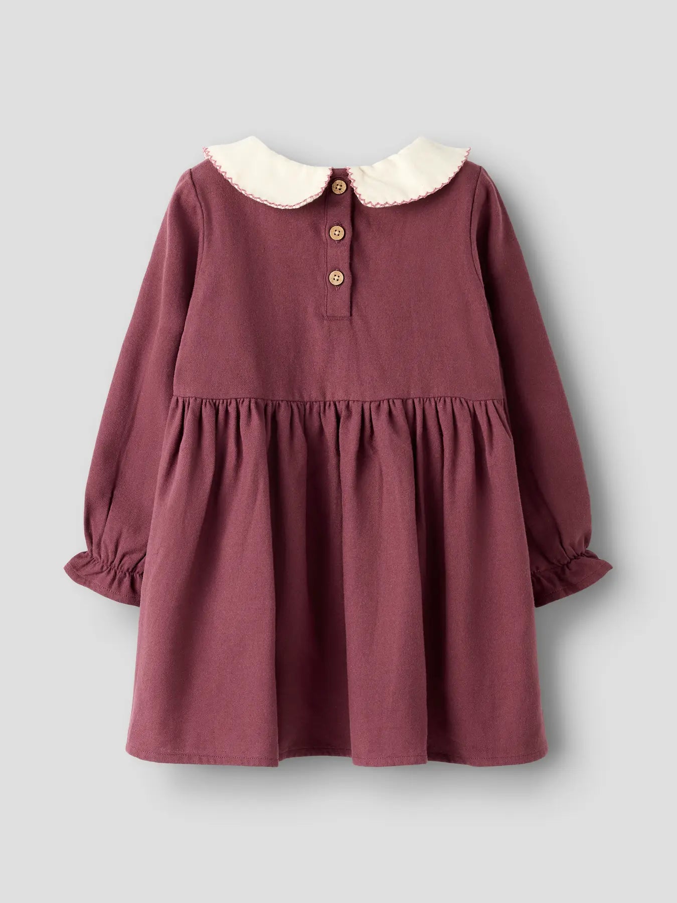 Nmfrebel Ls Dress Solid Lil - Catawba Grape