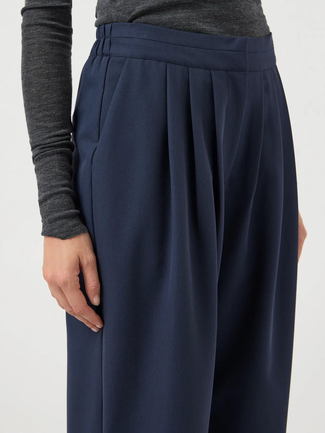 Yasdakota Hw Pant S. Noos - Navy Blazer