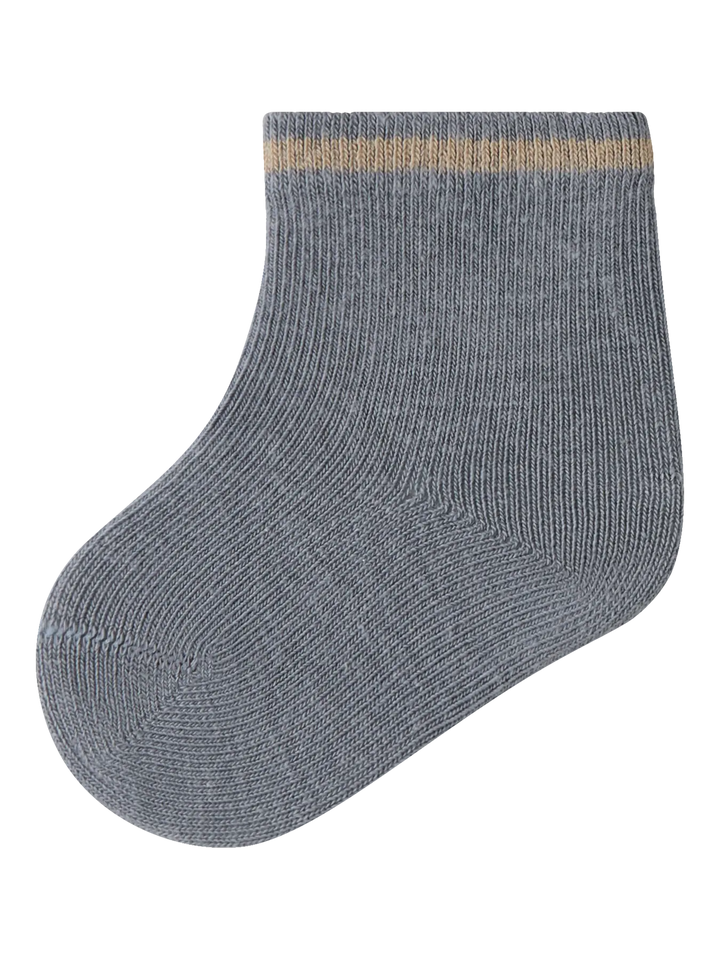 Nbmelove Fir Stripe Sock Lil - Sleet Twill