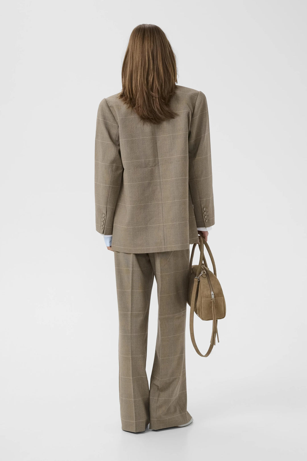 GZevaldi blazer - Pale khaki check