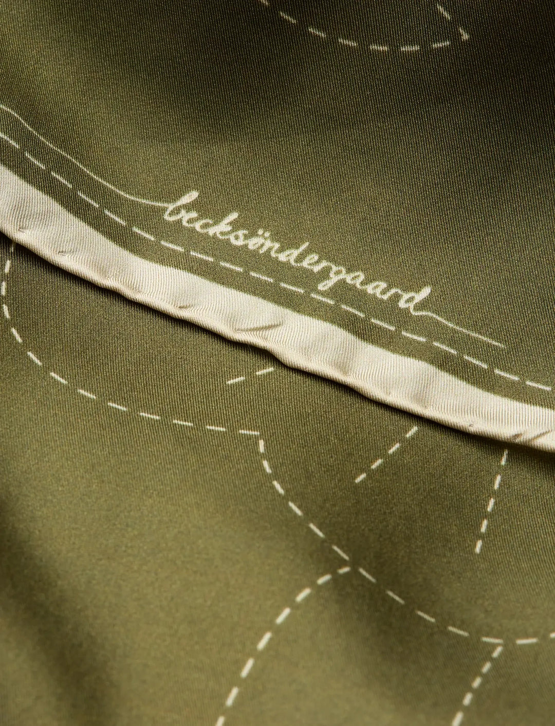Stitched Efloria Sia Scarf - Dark Olive