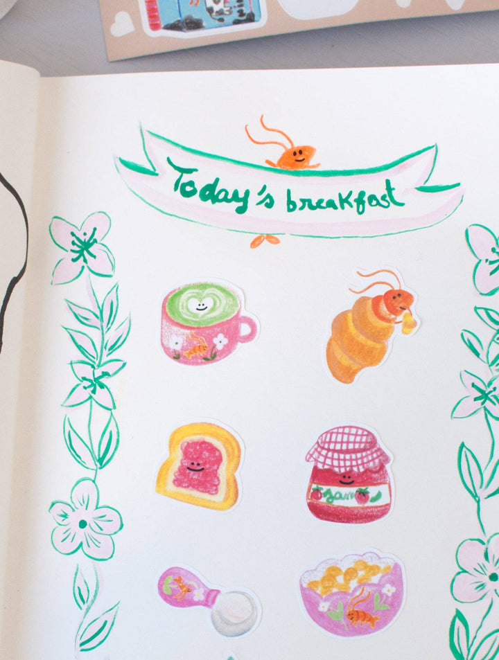 Nini´s breakfast - Klistremerker