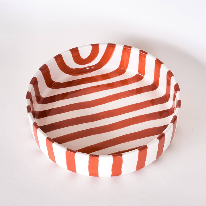 Stripes Bolle - Stor - Cotto orange