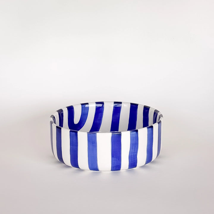 Stripes bolle - mare blue