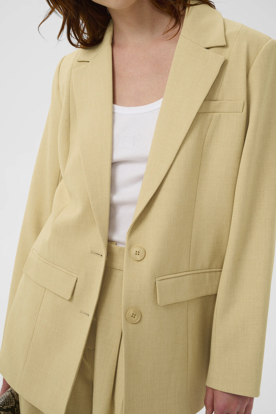 GZstacy blazer - Pale hay melange