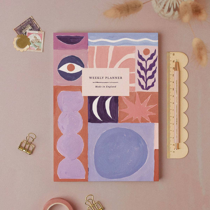 Studio Abstract - Undated Weekly Planner