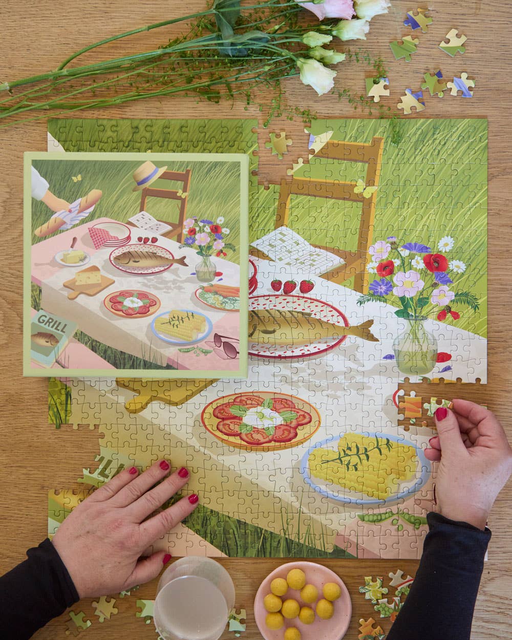 SUMMER TABLE &amp; ME - Puslespill med 500 brikker