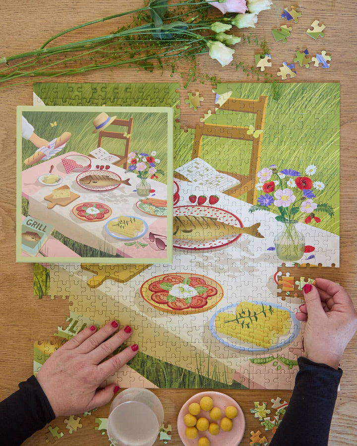 SUMMER TABLE &amp; ME - Puslespill med 500 brikker