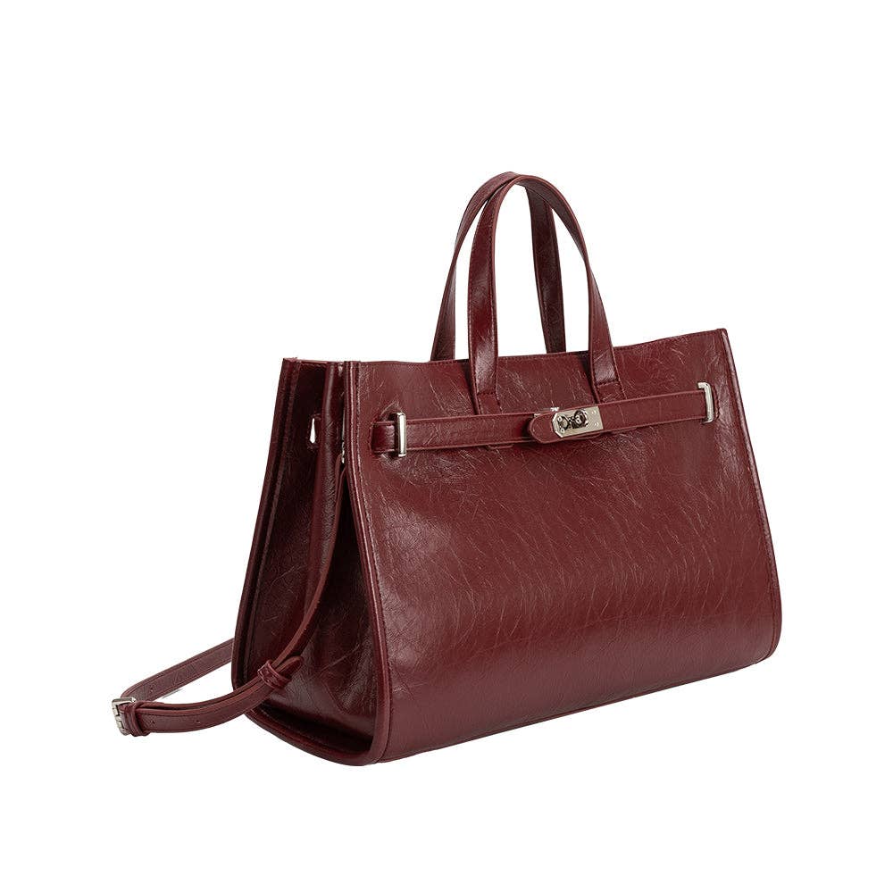 Sutton Burgundy - Tote bag