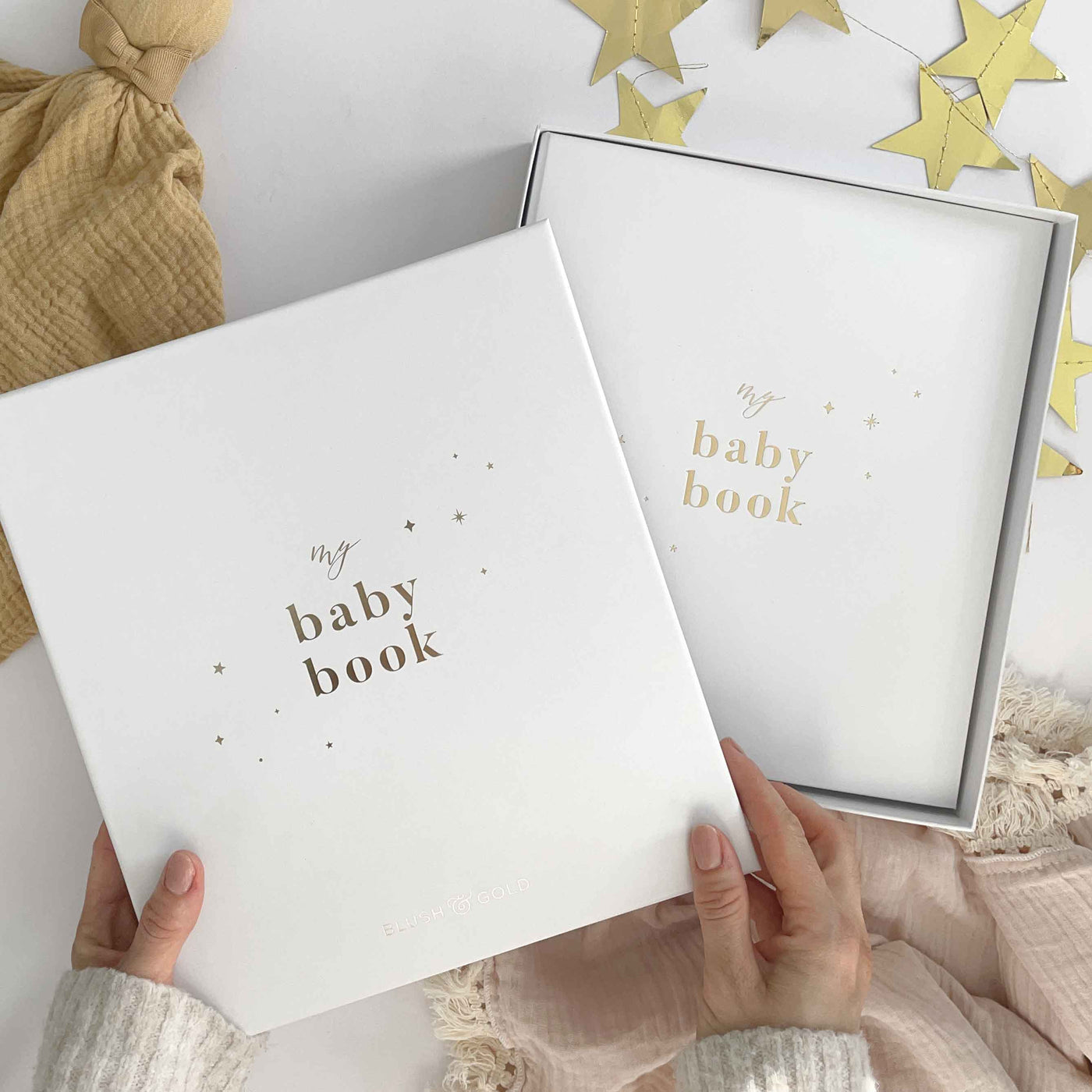 My Baby Book - Baby Memory Book - White