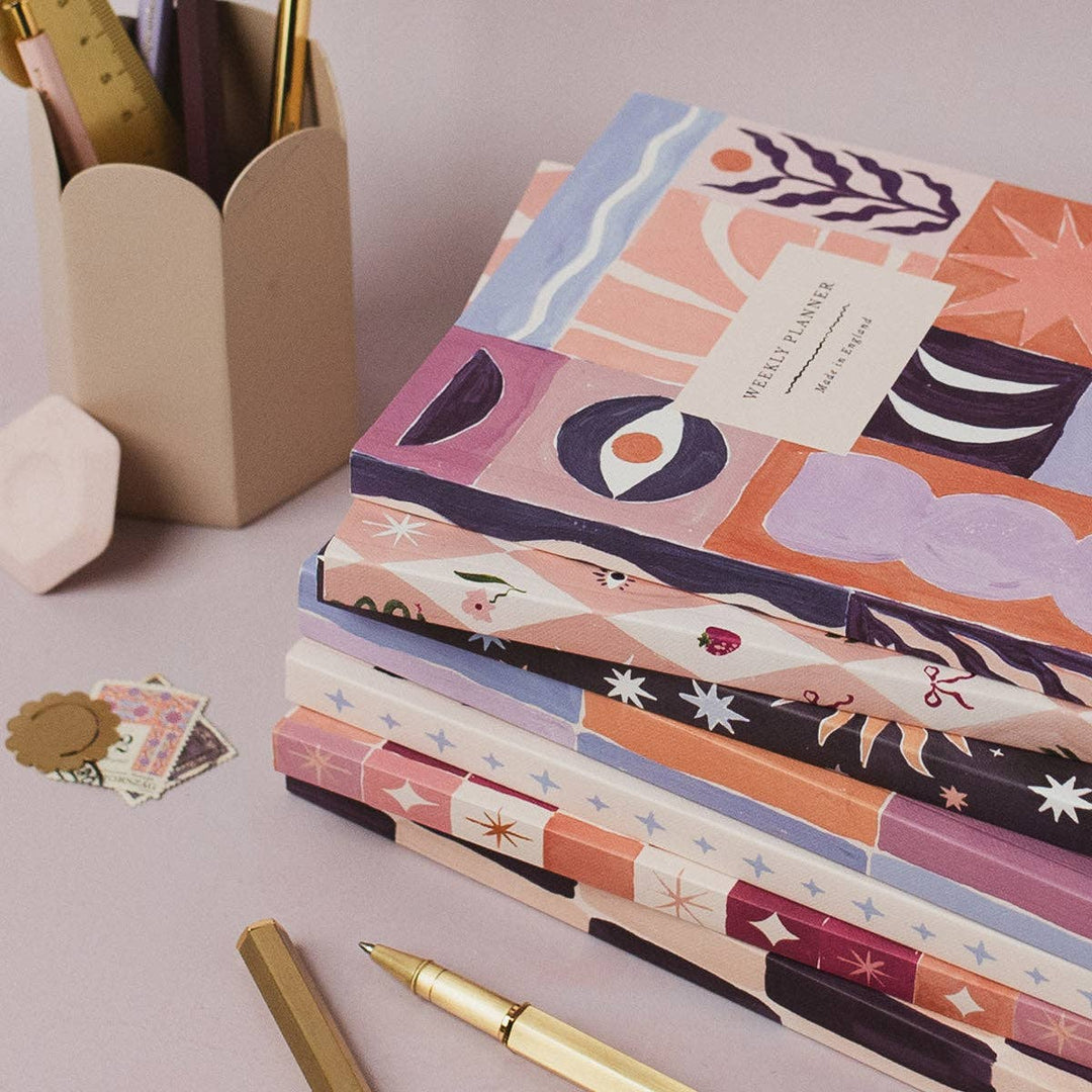 Studio Abstract - Undated Weekly Planner