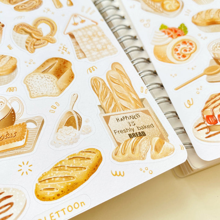 Lovely morning Bakery | Klistremerker
