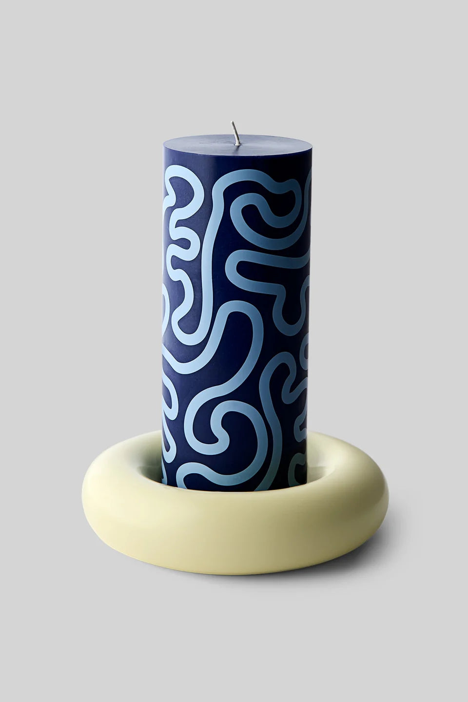 Bob Candle Holder - Large - Yellow
