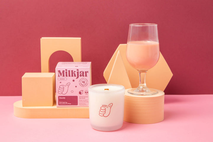 Dandy - Mahogany, Firewood &amp; Pine - Coconut Soy Candle