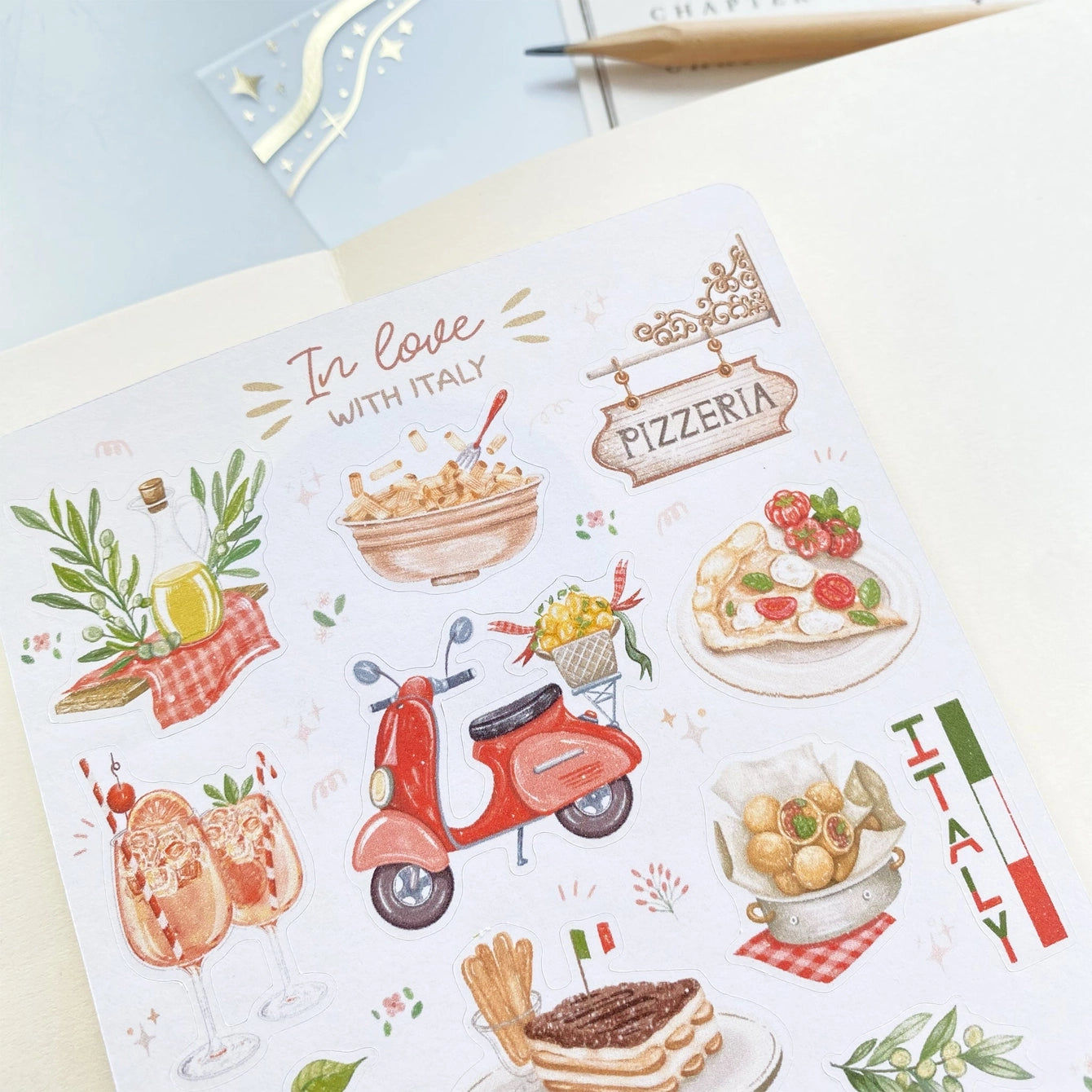 In love with Italy | Klistremerker