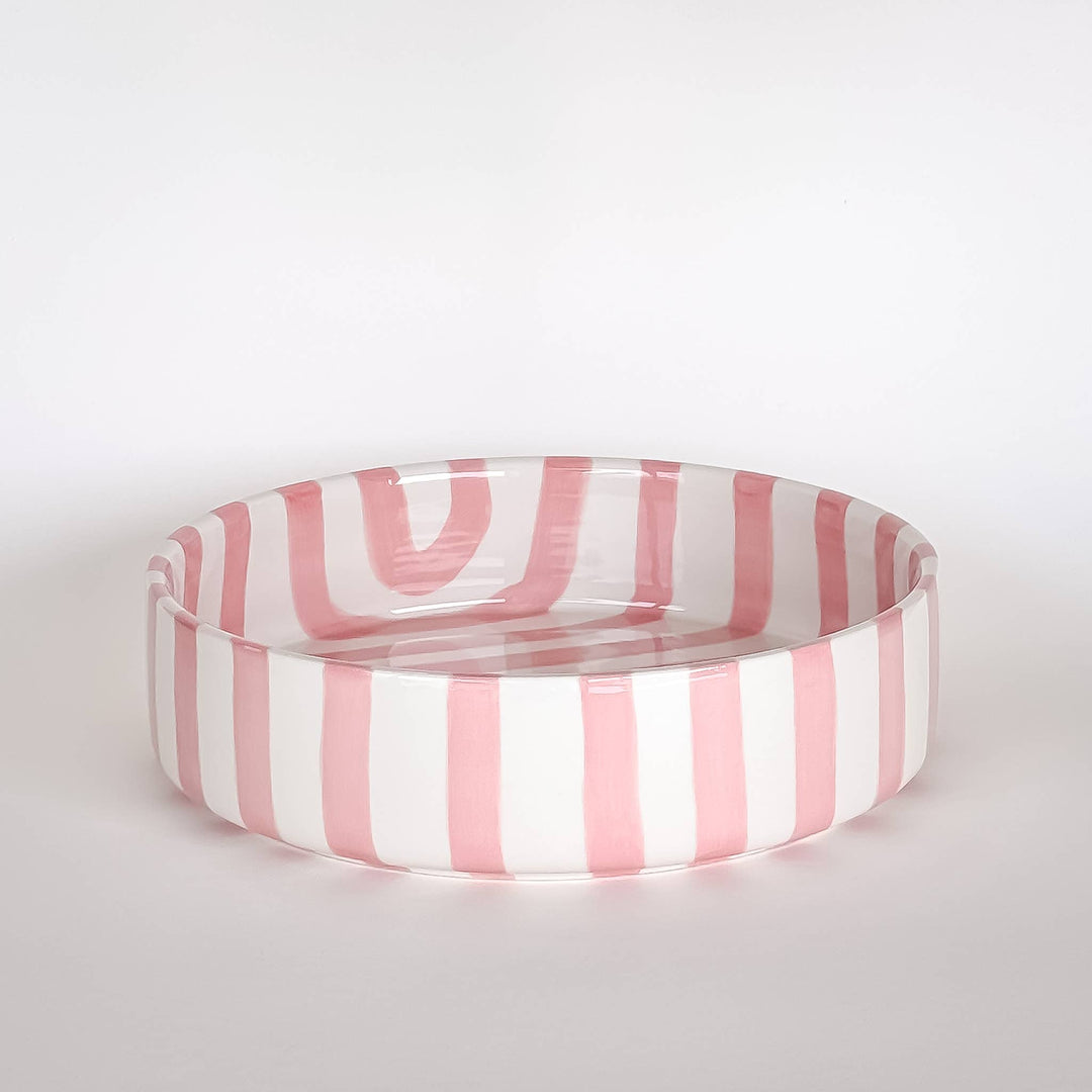 Large bowl Stripes - incanto rose