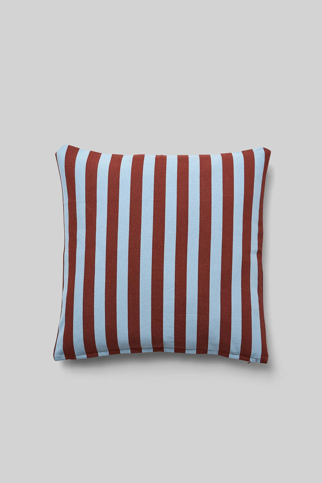 Pillow Cover - Brown/Light Blue