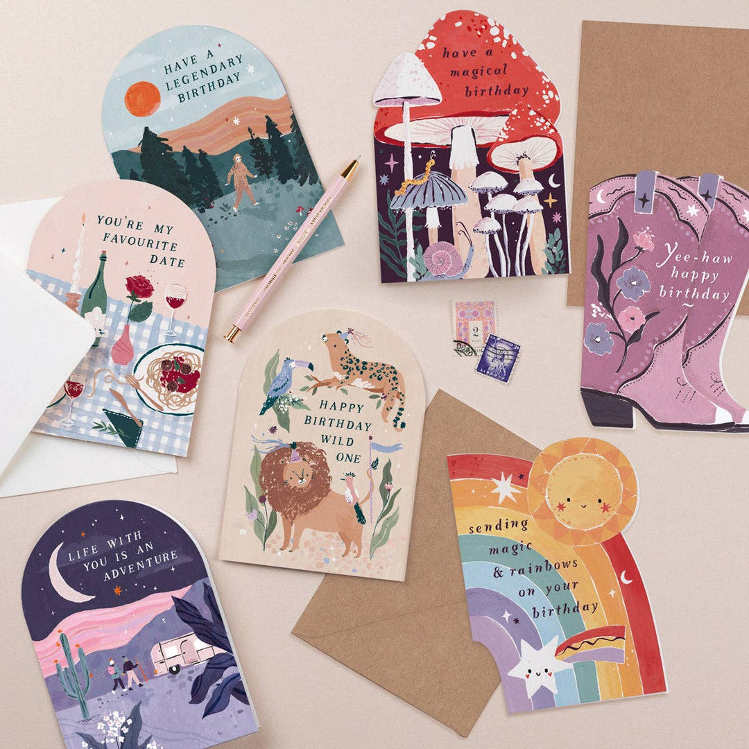 Rainbow - Bursdagskort