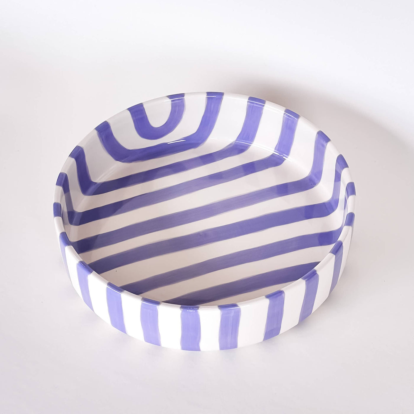 Large bowl Stripes - palazzo purple