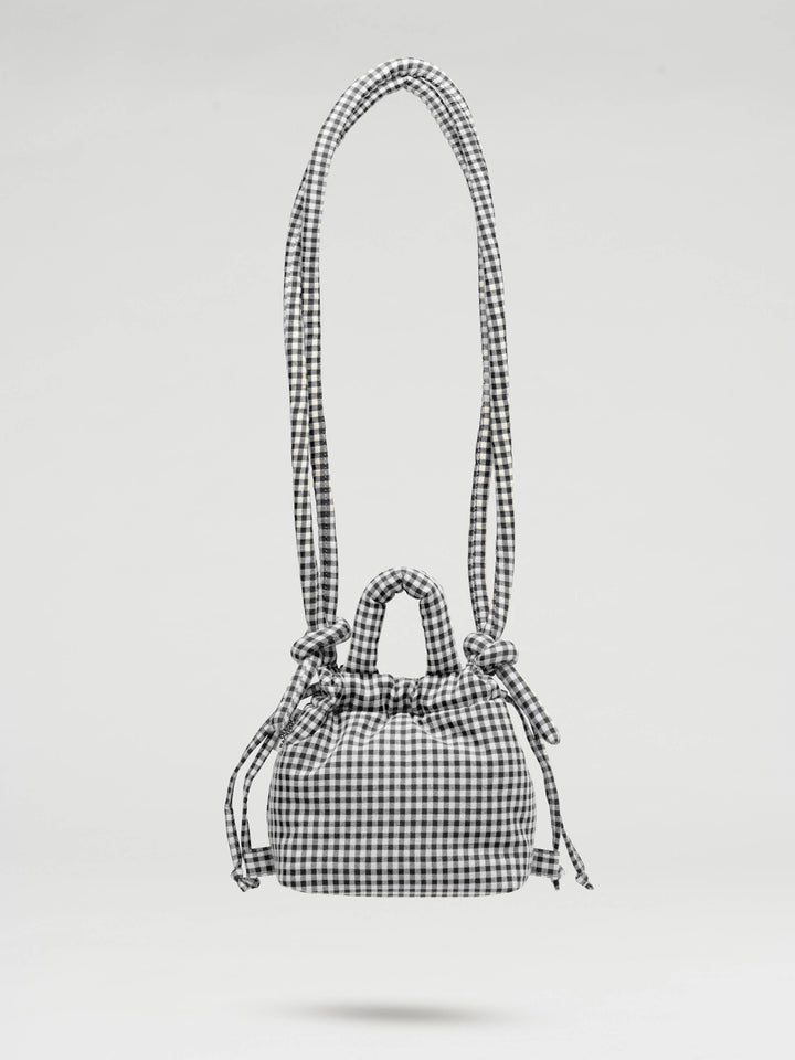Micro Ona Soft Bag: Vichy black