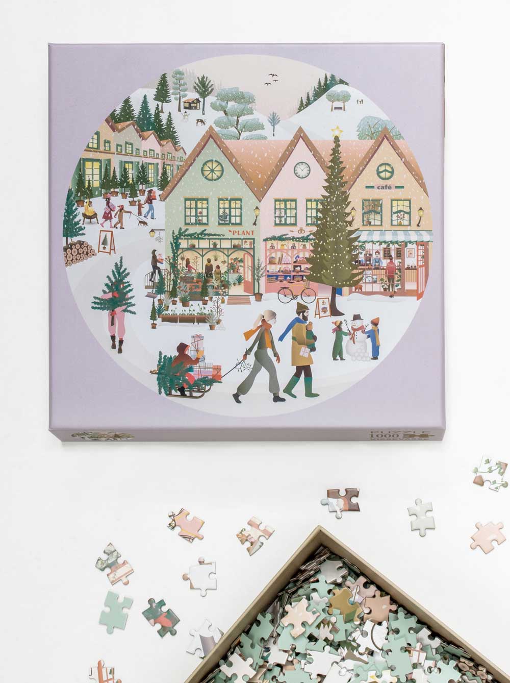 WHITE CHRISTMAS - Puslespill med 1.000 brikker