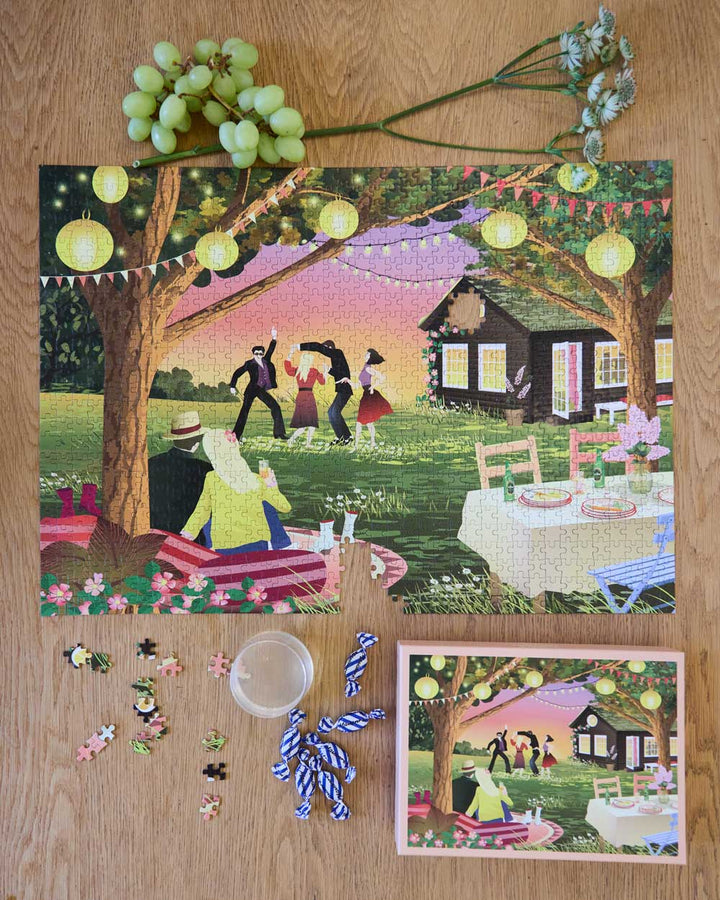 GARDEN PARTY - Puslespill med 1000 brikker