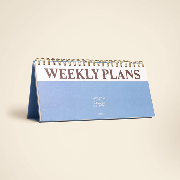 Paper Plans - Spiral Weekly Desk Pad